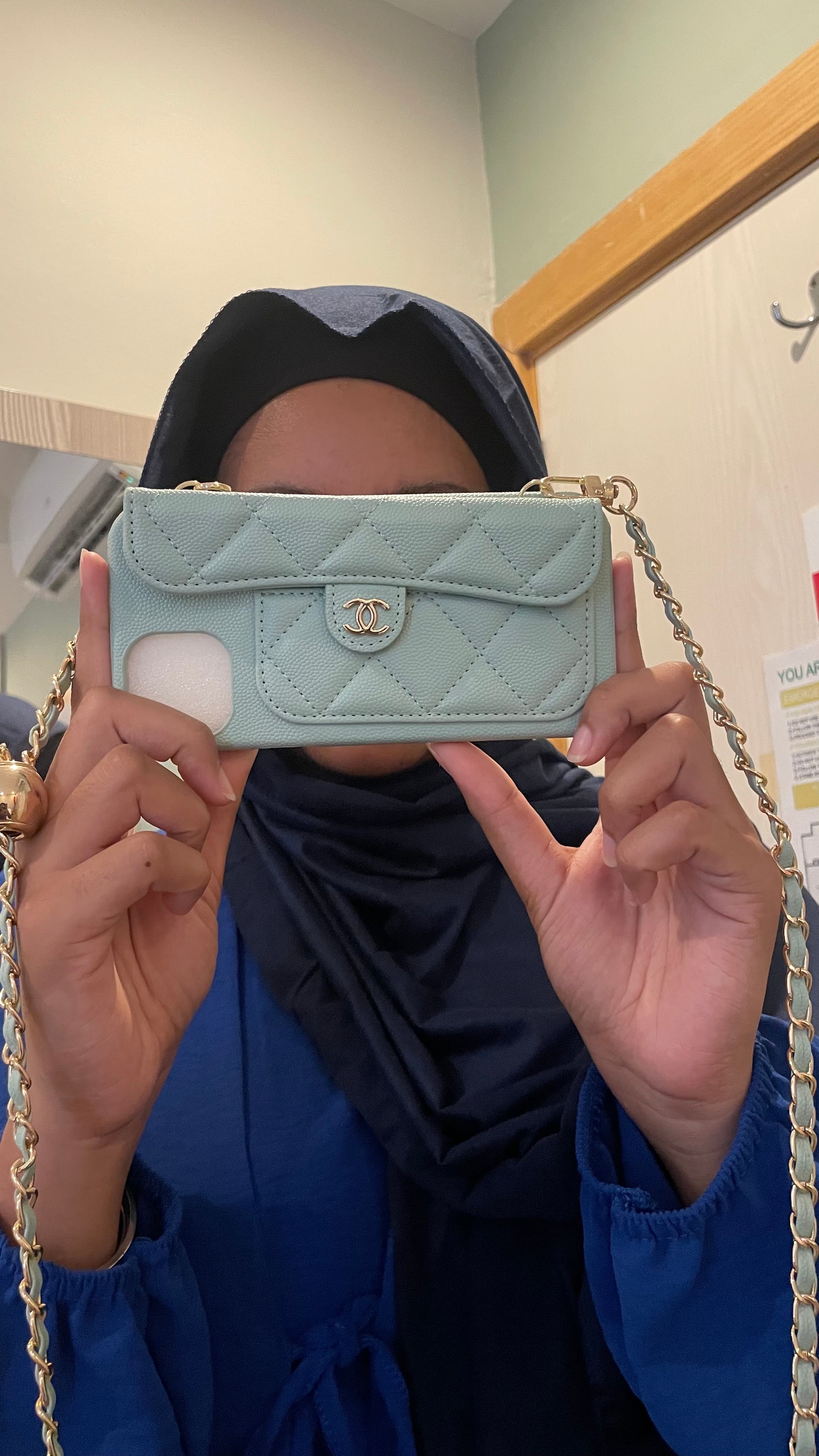 Coque de téléphone CC Bleu