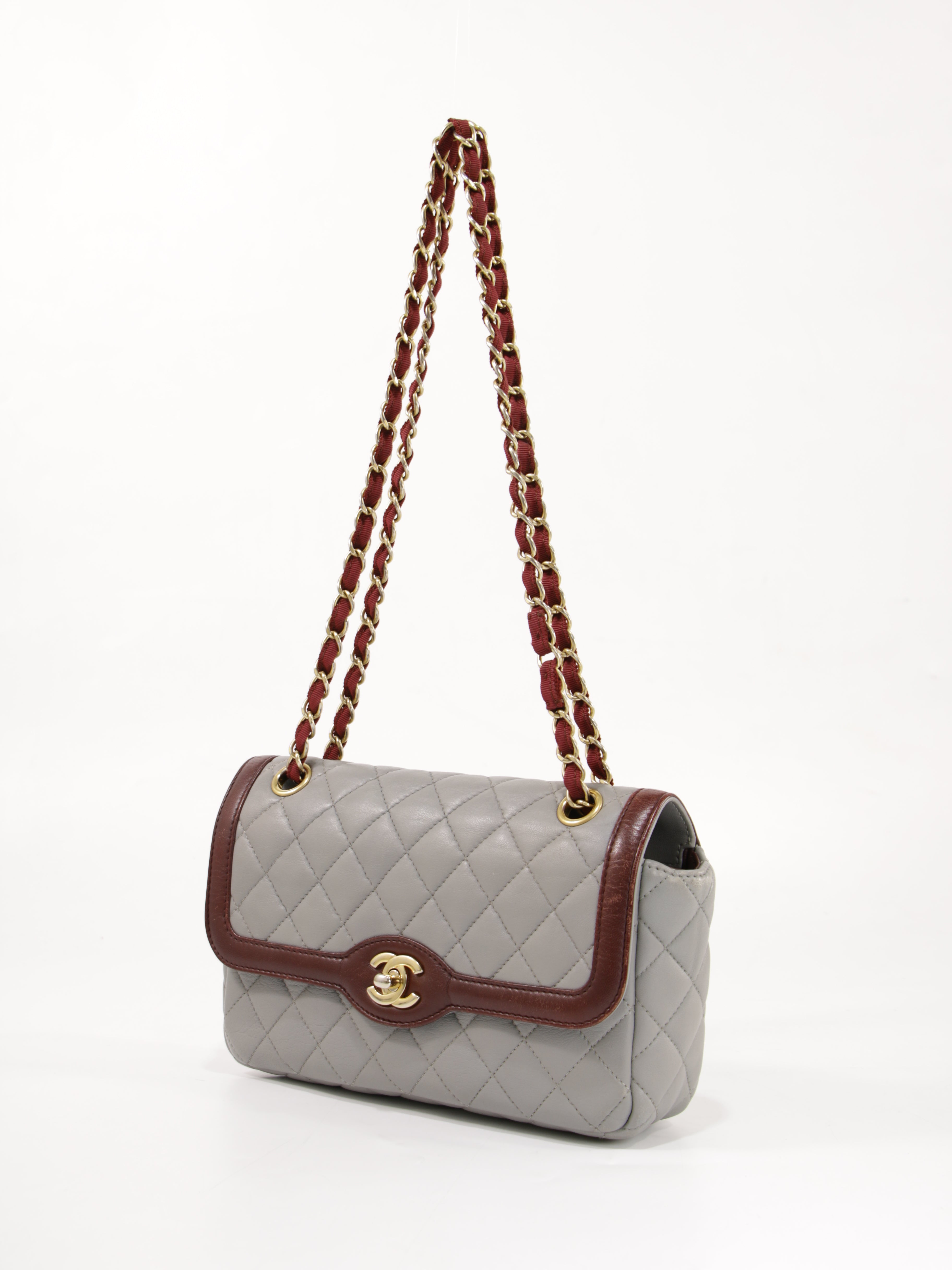 Two Tone Flap Bag